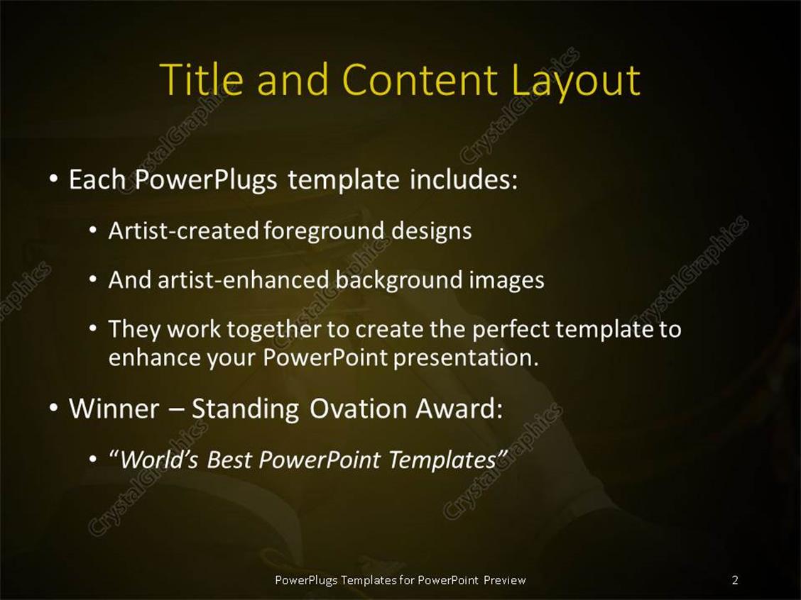 powerpoint template: a close up view of an serving official powerpoint template: a close up view of an serving official, Powerpoint templates