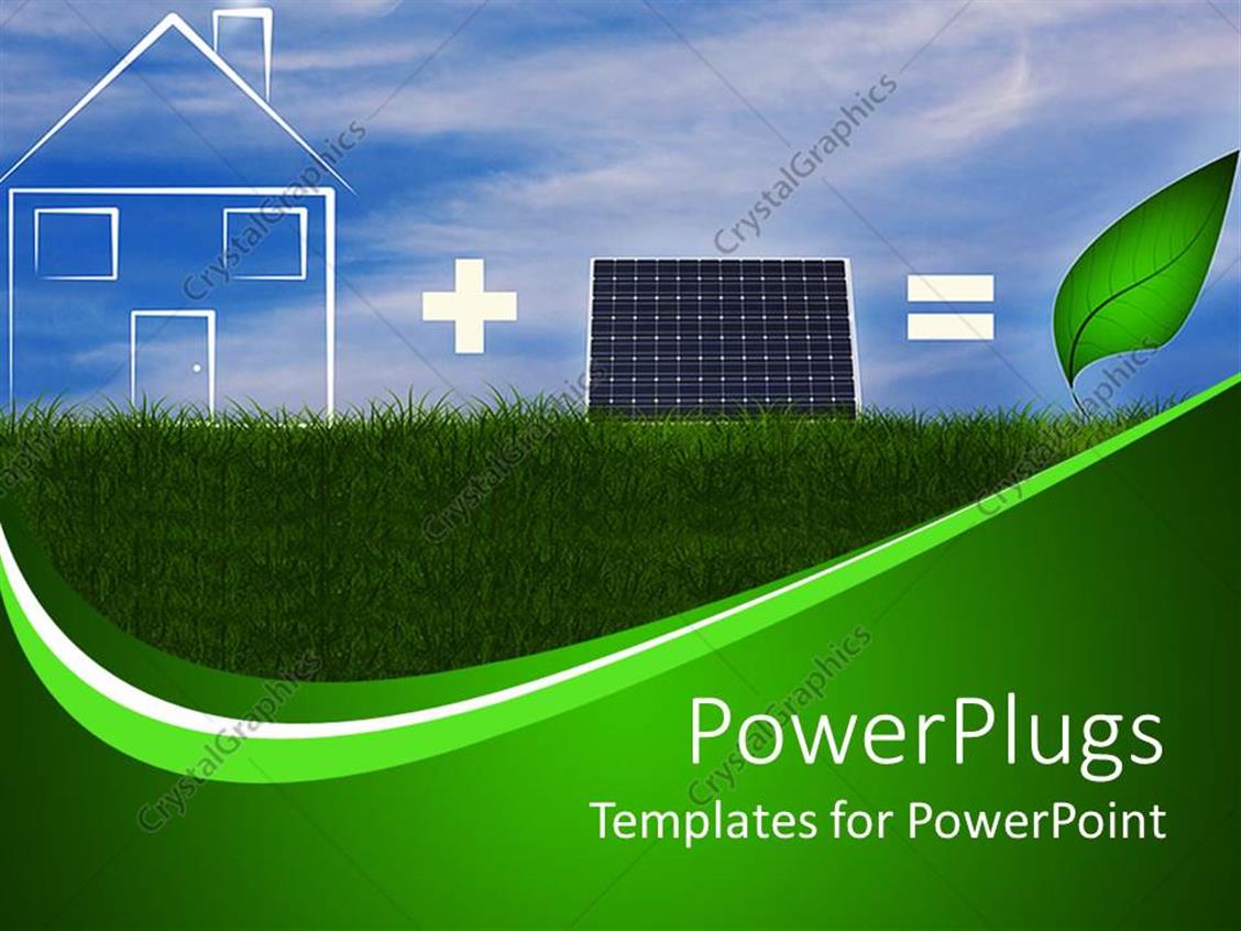 Powerpoint Template The Concept Of Green Energy Related To Solar Panels 10420 Solar Energy Powerpoint Template