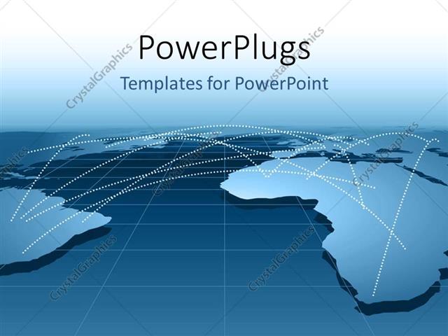 powerpoint template global business relationship globe powerpoint template