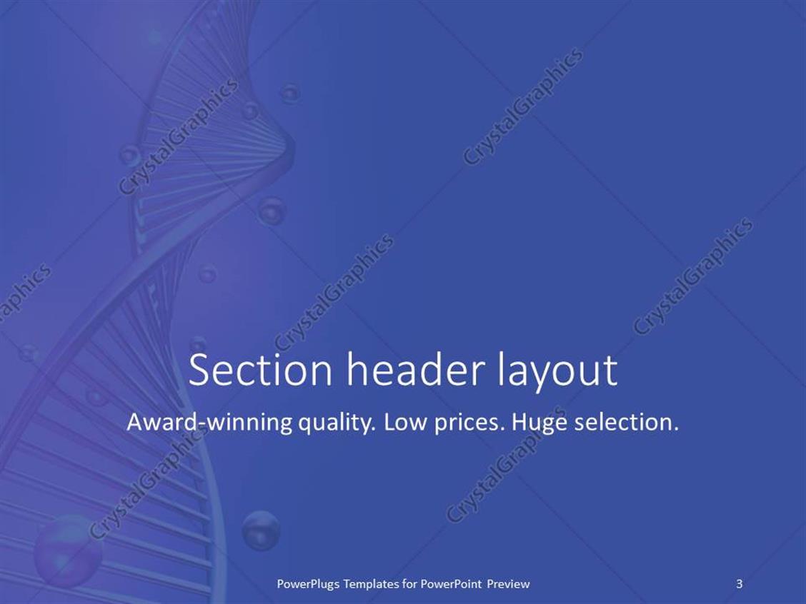 dna powerpoint template free