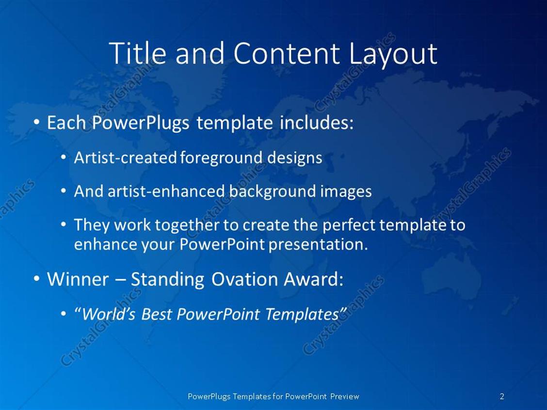 powerpoint template: the map of the earth with bluish background powerpoint template: the map of the earth with bluish background, Presentation templates