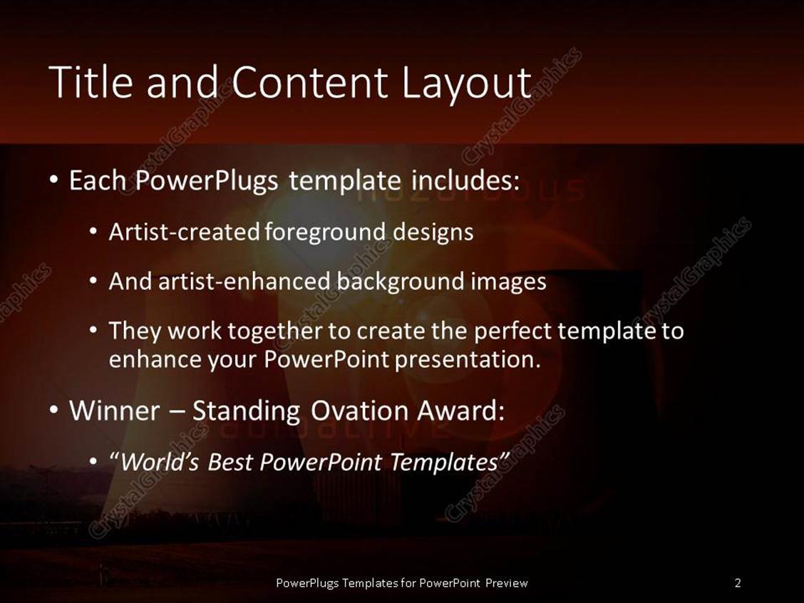 powerpoint template: nuclear power station with cooling towers powerpoint template: nuclear power station with cooling towers, Powerpoint templates