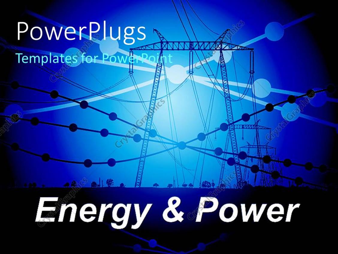 Electrical Ppt Templates Free Powerpoint Template Power Line Carriers With Small