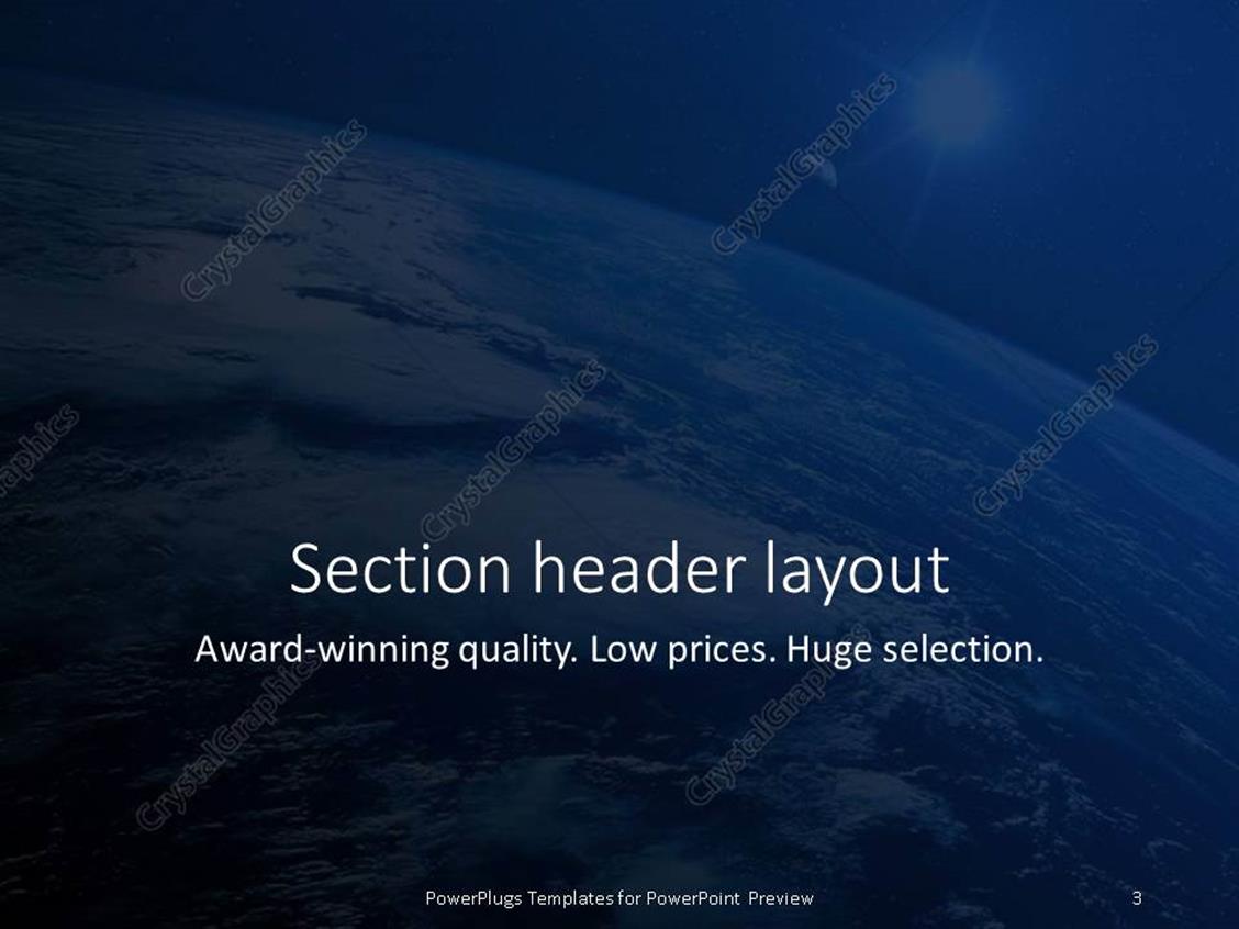powerpoint template: sight of earth from the space and planet powerpoint template: sight of earth from the space and planet, Presentation templates
