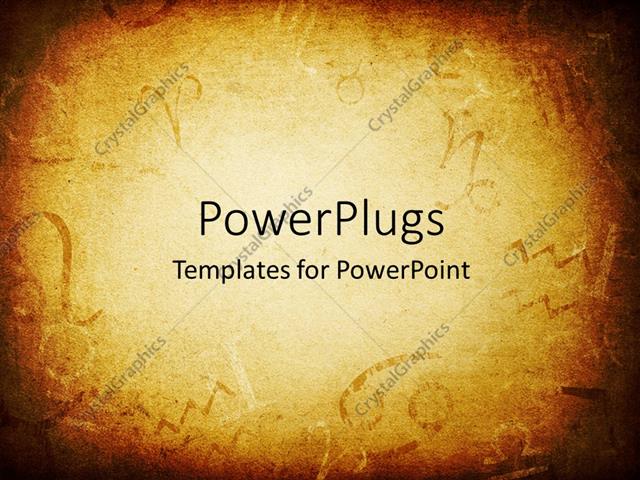 old paper powerpoint template