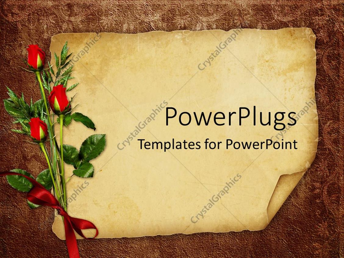 old paper powerpoint template