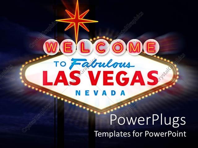 powerpoint template: welcome celebration to las vegas (18437) powerpoint template: welcome celebration to las vegas (18437), Powerpoint templates